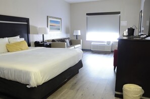 Premium bedding, down comforters, pillowtop beds, individually decorated