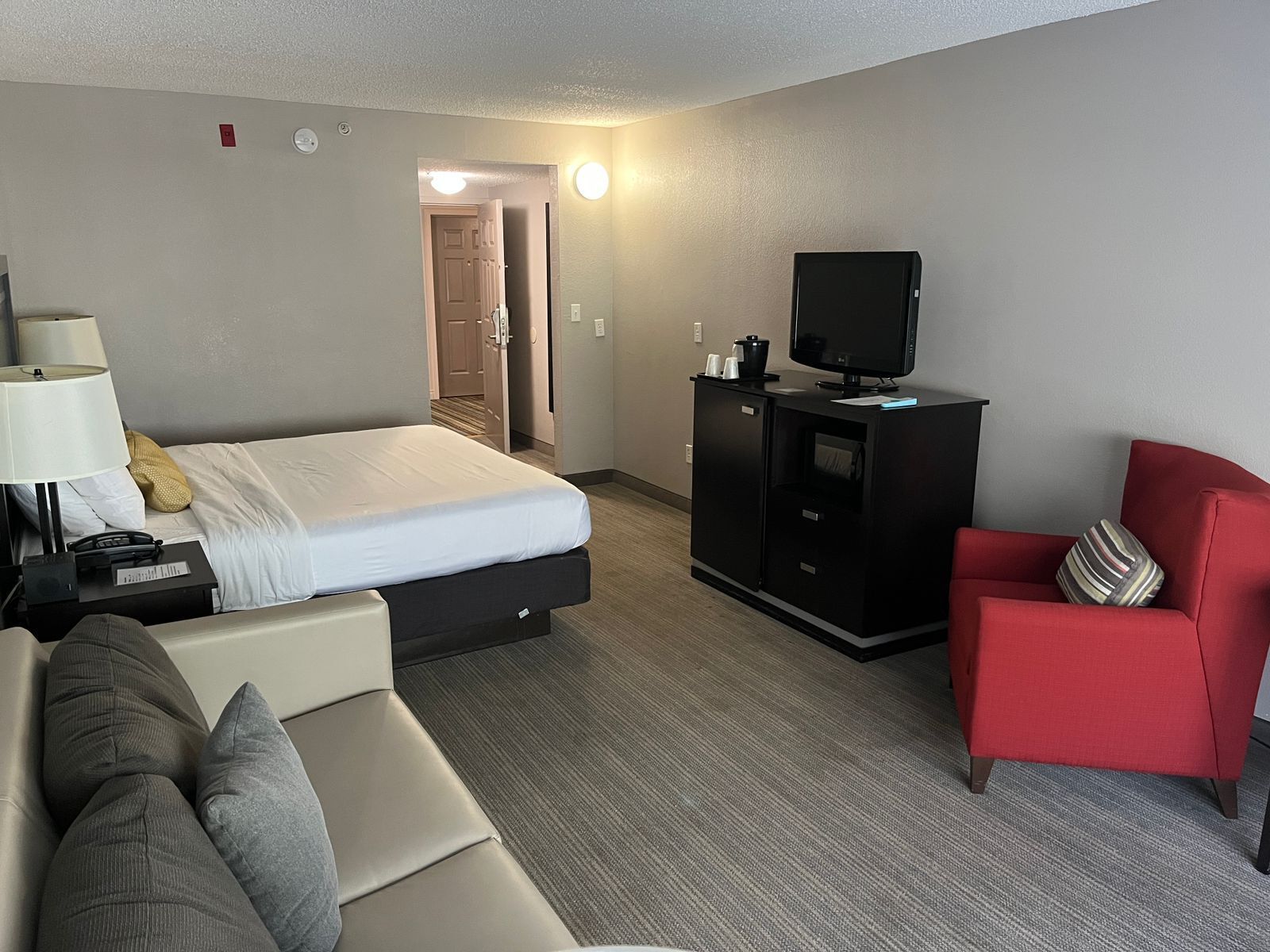 Premium bedding, down comforters, pillowtop beds, individually decorated