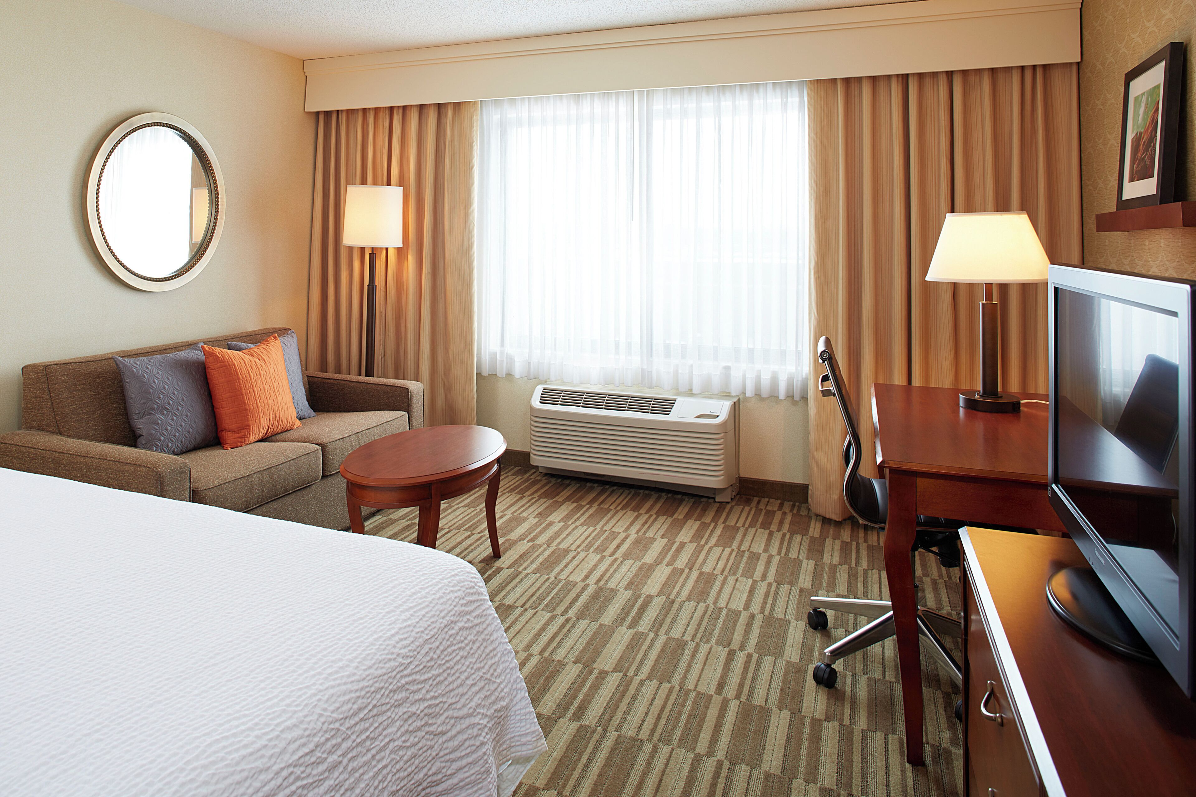 pillow-top beds, in-room safe, desk, laptop workspace