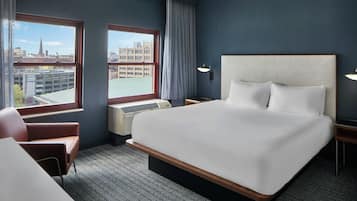 In-room safe, desk, iron/ironing board, free cribs/infant beds
