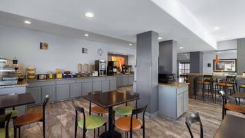 Free daily on-the-go breakfast