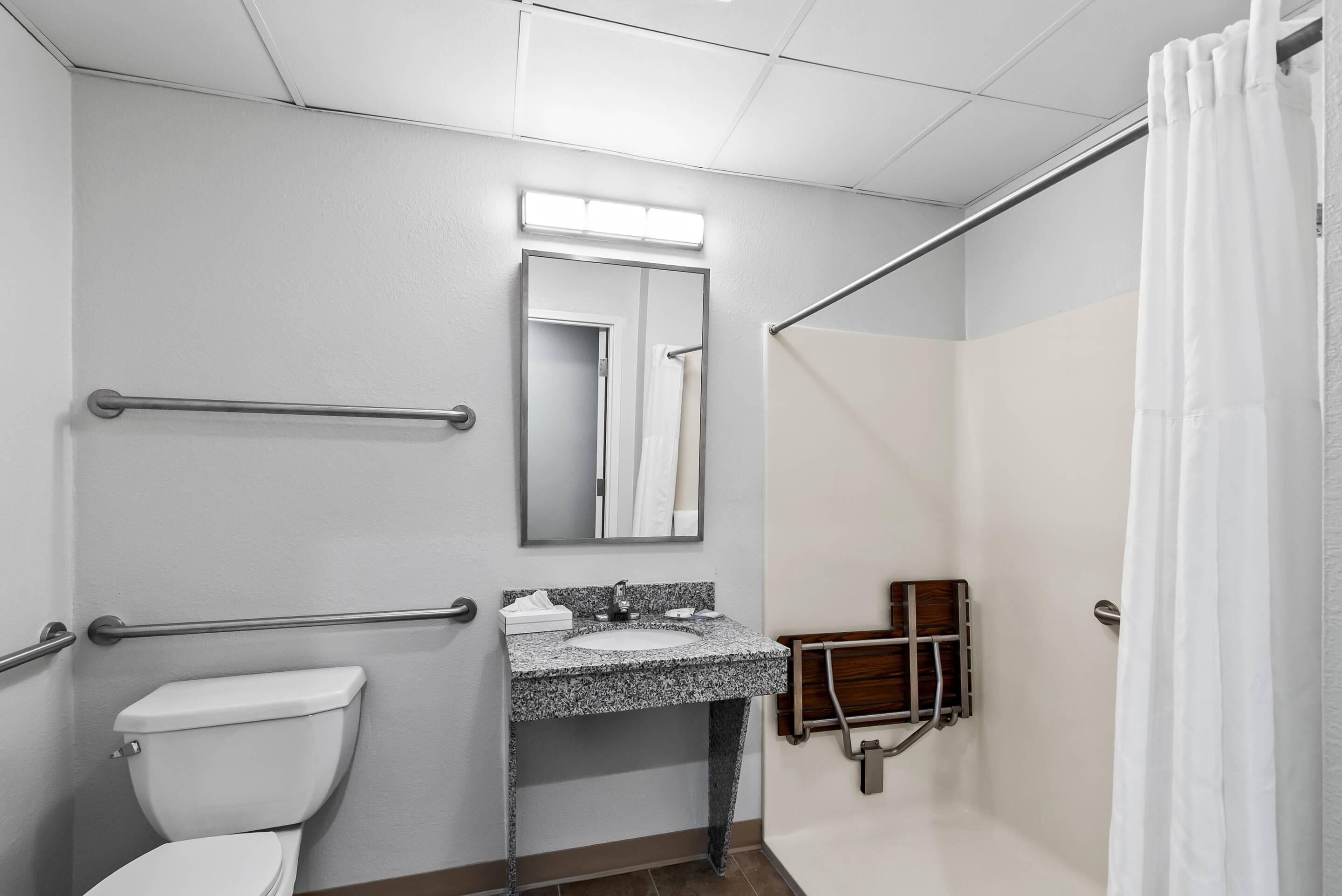 Room, 1 King Bed, Accessible, Non Smoking | Iron/ironing board, WiFi (free)