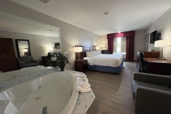 Desk, free WiFi, bed sheets, alarm clocks