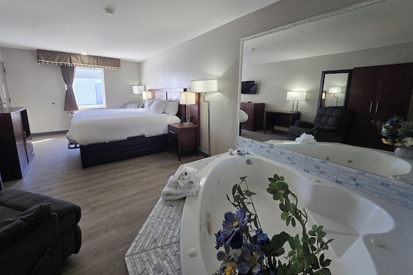 Desk, free WiFi, bed sheets, alarm clocks