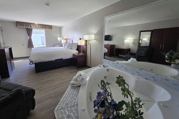 Desk, free WiFi, bed sheets, alarm clocks