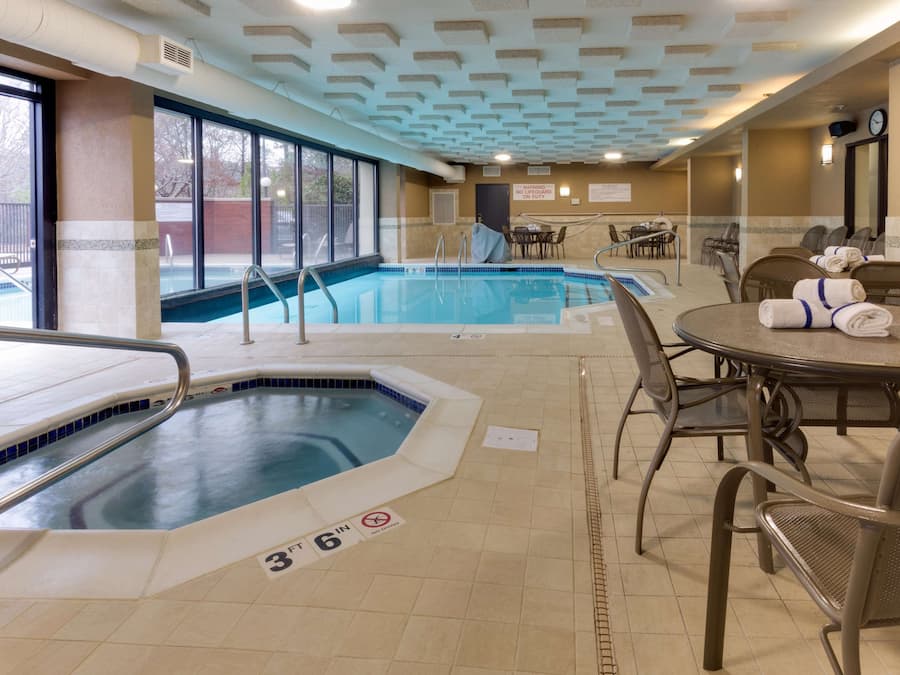 Indoor pool, outdoor pool