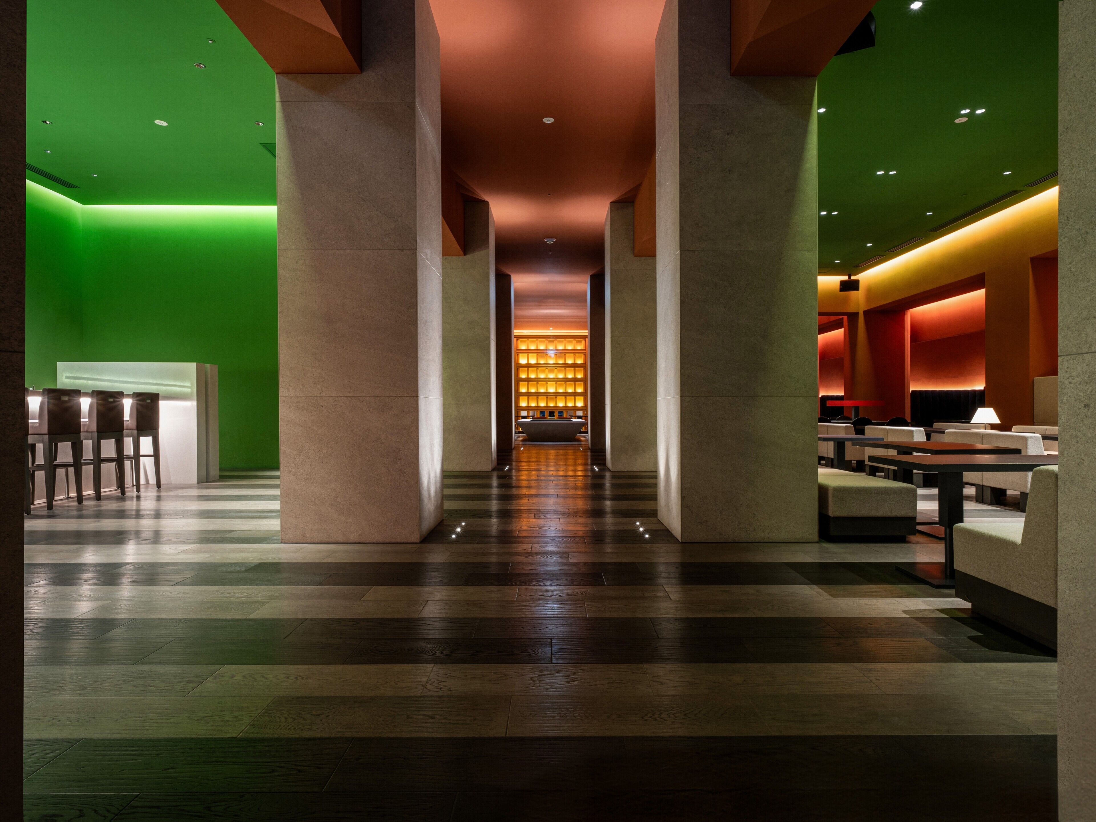 Interior entrance