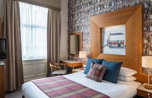 Comfortable Double | Premium bedding, in-room safe, desk, iron/ironing board