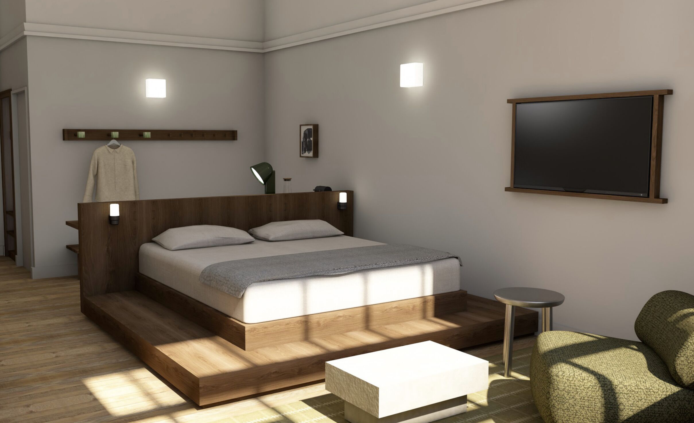 Chambre Supérieure, 1 lit double | Literie de qualité supérieure, coffres-forts dans les chambres, bureau