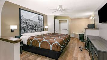 Suite, 1 King Bed, Non Smoking | In-room safe, blackout curtains, iron/ironing board, free WiFi