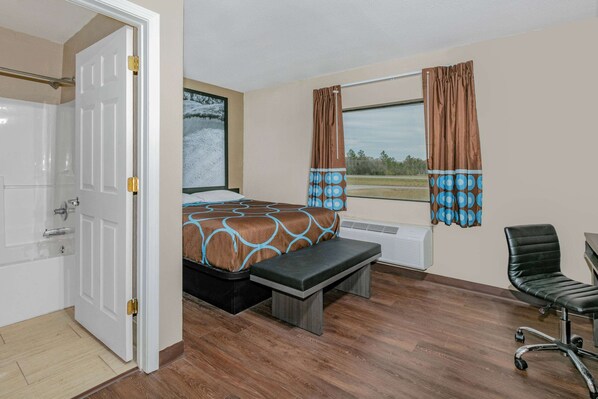 In-room safe, blackout drapes, iron/ironing board, free WiFi