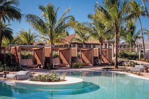 2 outdoor pools, pool cabanas (surcharge), pool umbrellas