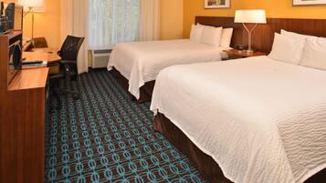 Skrivebord, skrivebord for bærbar PC og blendingsgardiner