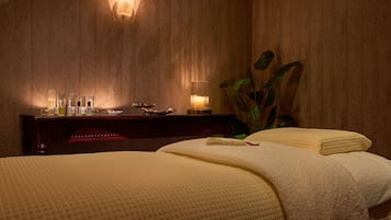 Body treatments, body wraps, body scrubs, facials, 5 treatment rooms