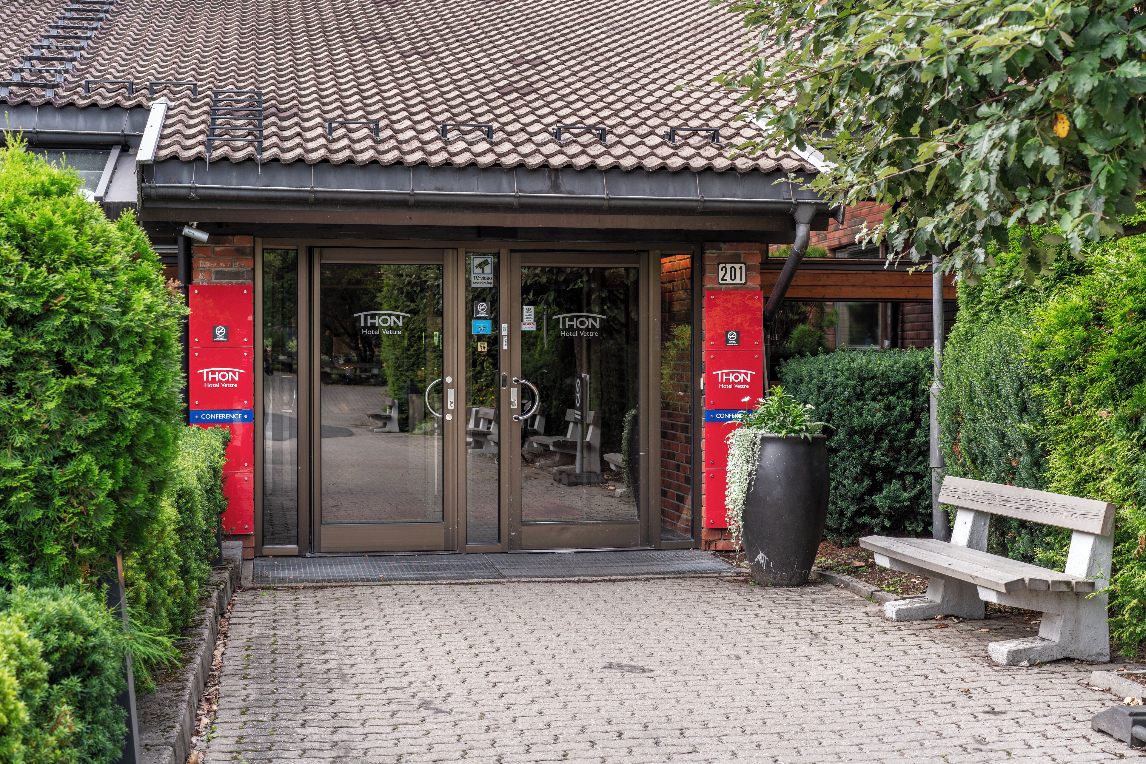 Fachada de la propiedad