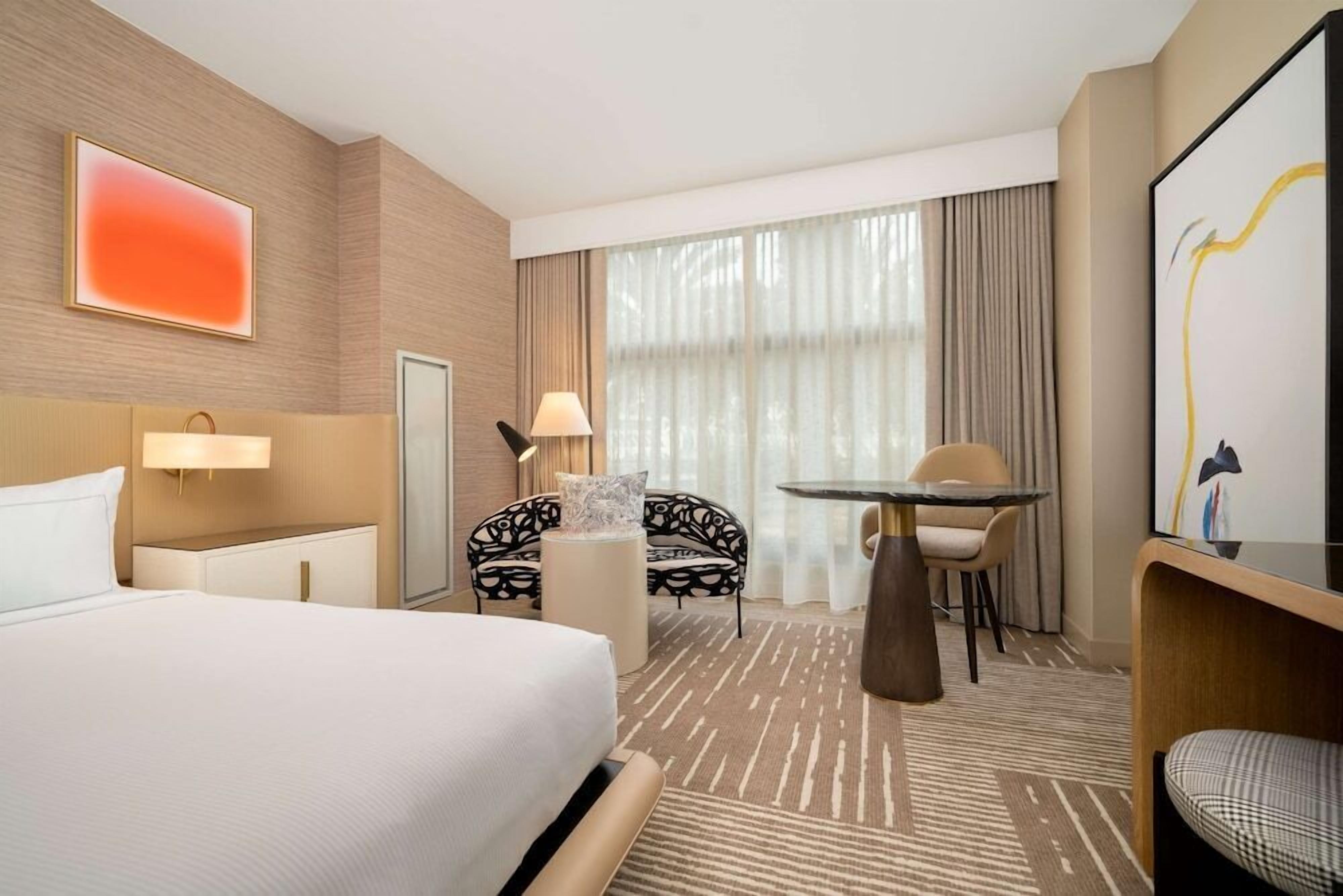Premium bedding, pillowtop beds, in-room safe, desk