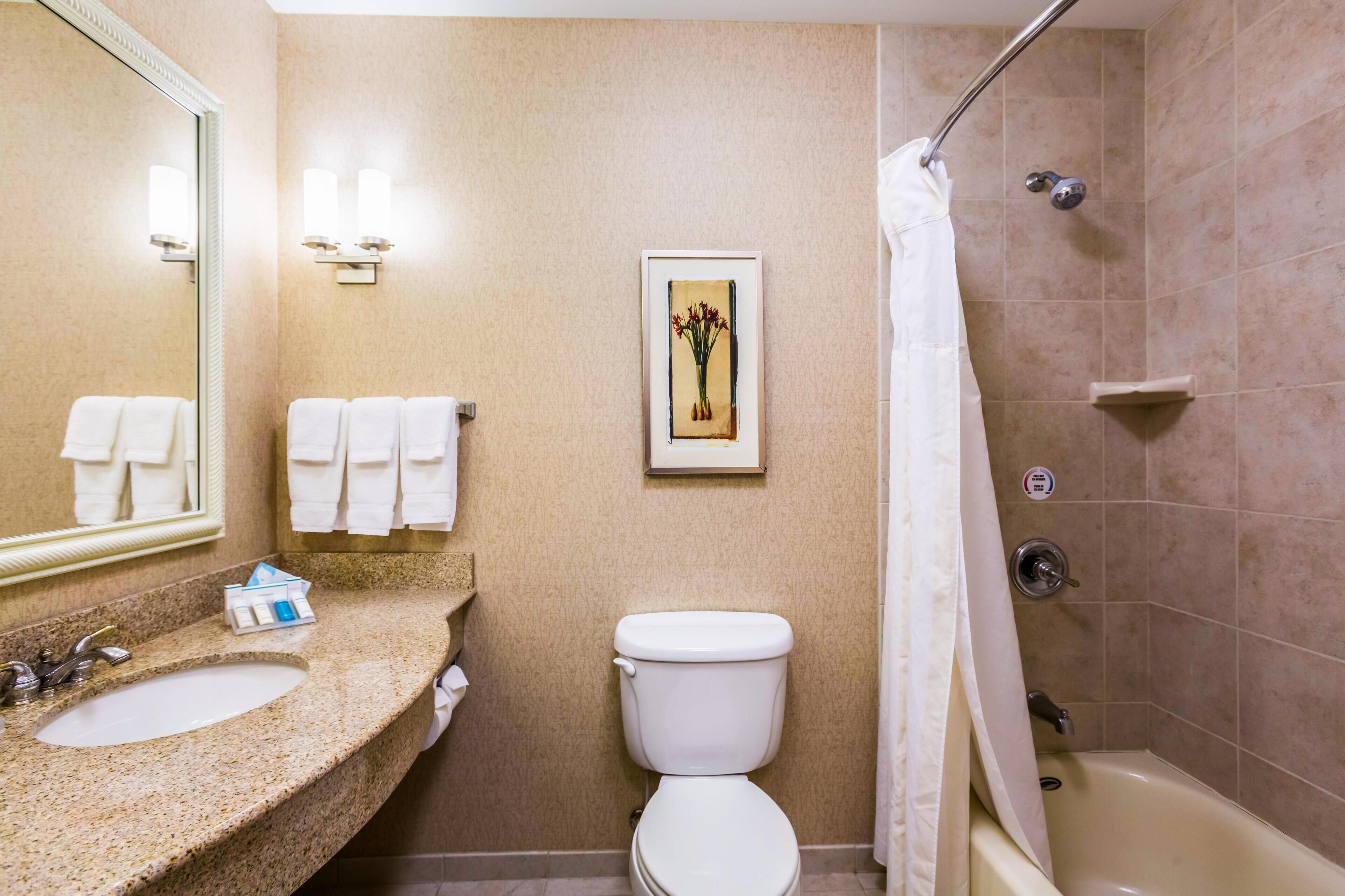 Rom, 2 dobbeltsenger (Drinks & Snacks) | Bad | Kombinert dusj/badekar, designertoalettartikler, hårføner og håndklær