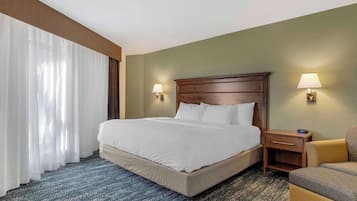 Desk, soundproofing, iron/ironing board, free cribs/infant beds