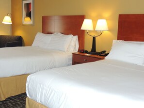 Standard Room, 2 Queen Beds | Desk, blackout curtains, iron/ironing board, free cots/infant beds