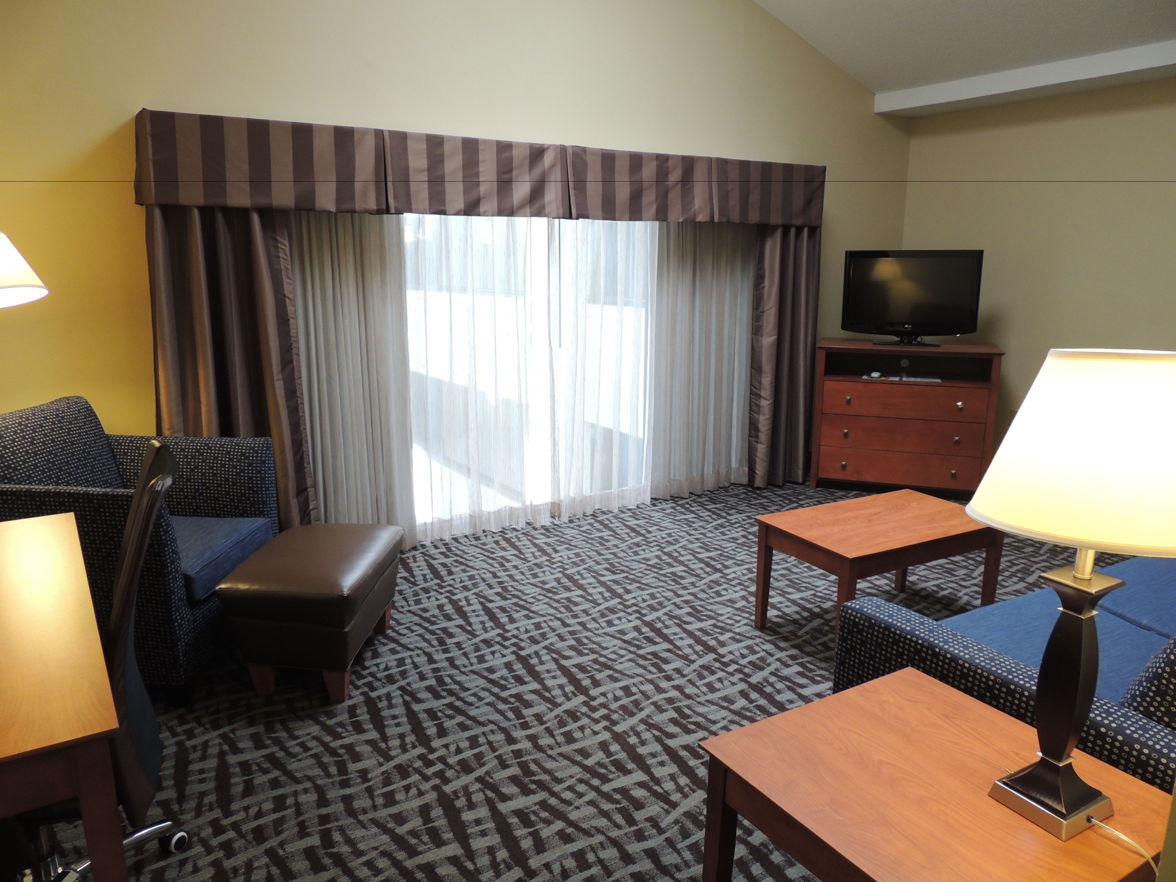 suite, 1 bedroom (atrium view) | 1 bedroom, desk, blackout curtains, iron/ironing board