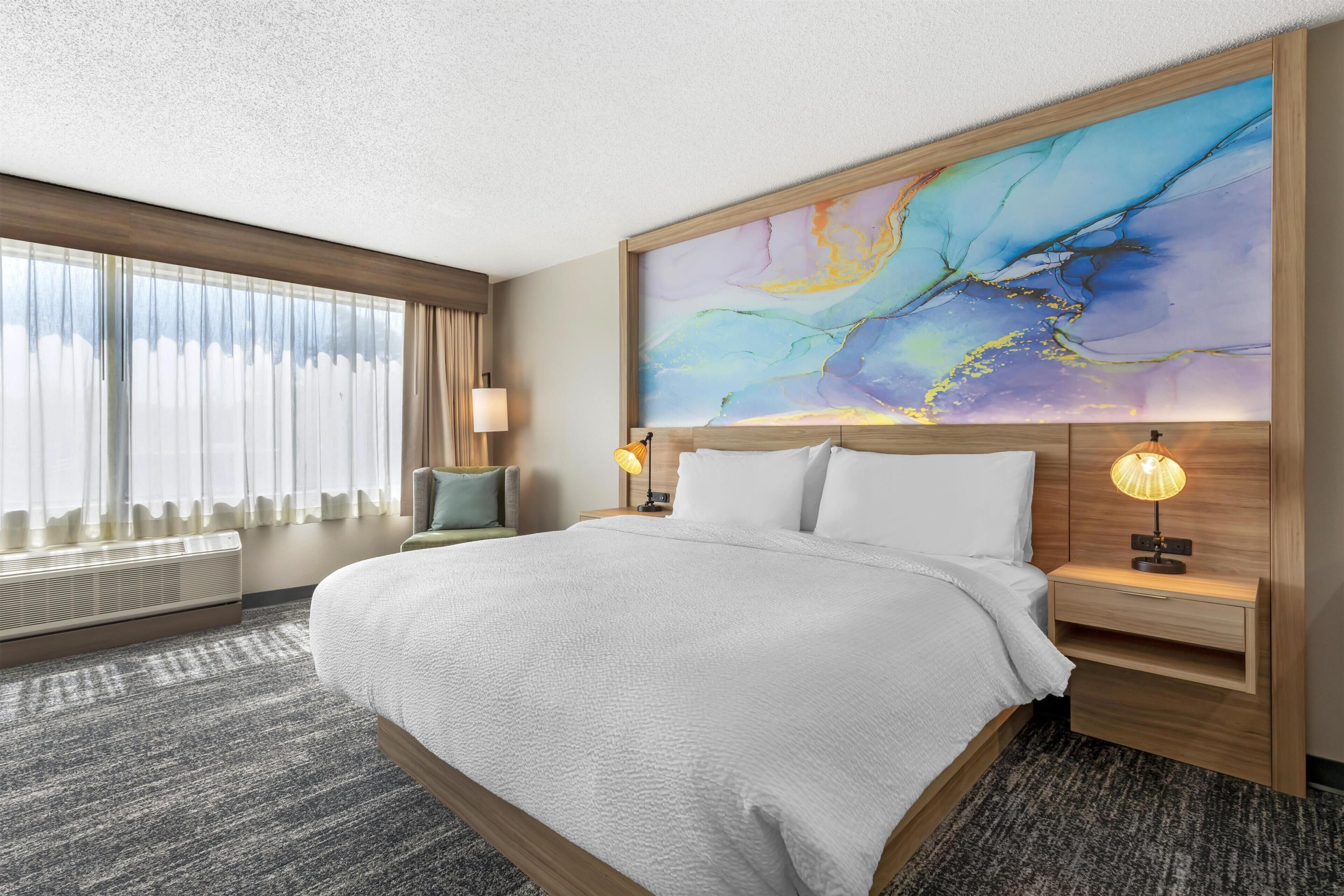 Suite, 1 King Bed, Accessible, Non Smoking (Walk-in Shower;with Single Sofabed)