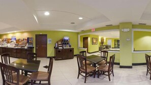 Free buffet breakfast