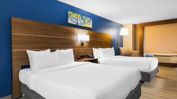 Suite, 2 Queen Beds, Non Smoking | Premium bedding, Tempur-Pedic beds, in-room safe, desk