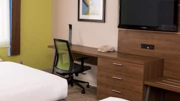 Premium bedding, Tempur-Pedic beds, in-room safe, desk