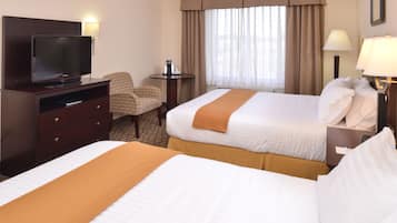 In-room safe, blackout curtains, iron/ironing board