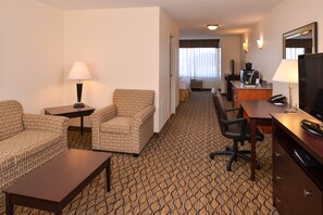 In-room safe, blackout curtains, iron/ironing board