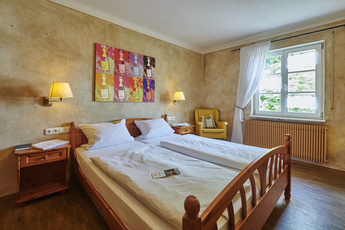 Double Room (Brauhaus) | Premium bedding, in-room safe, desk, soundproofing
