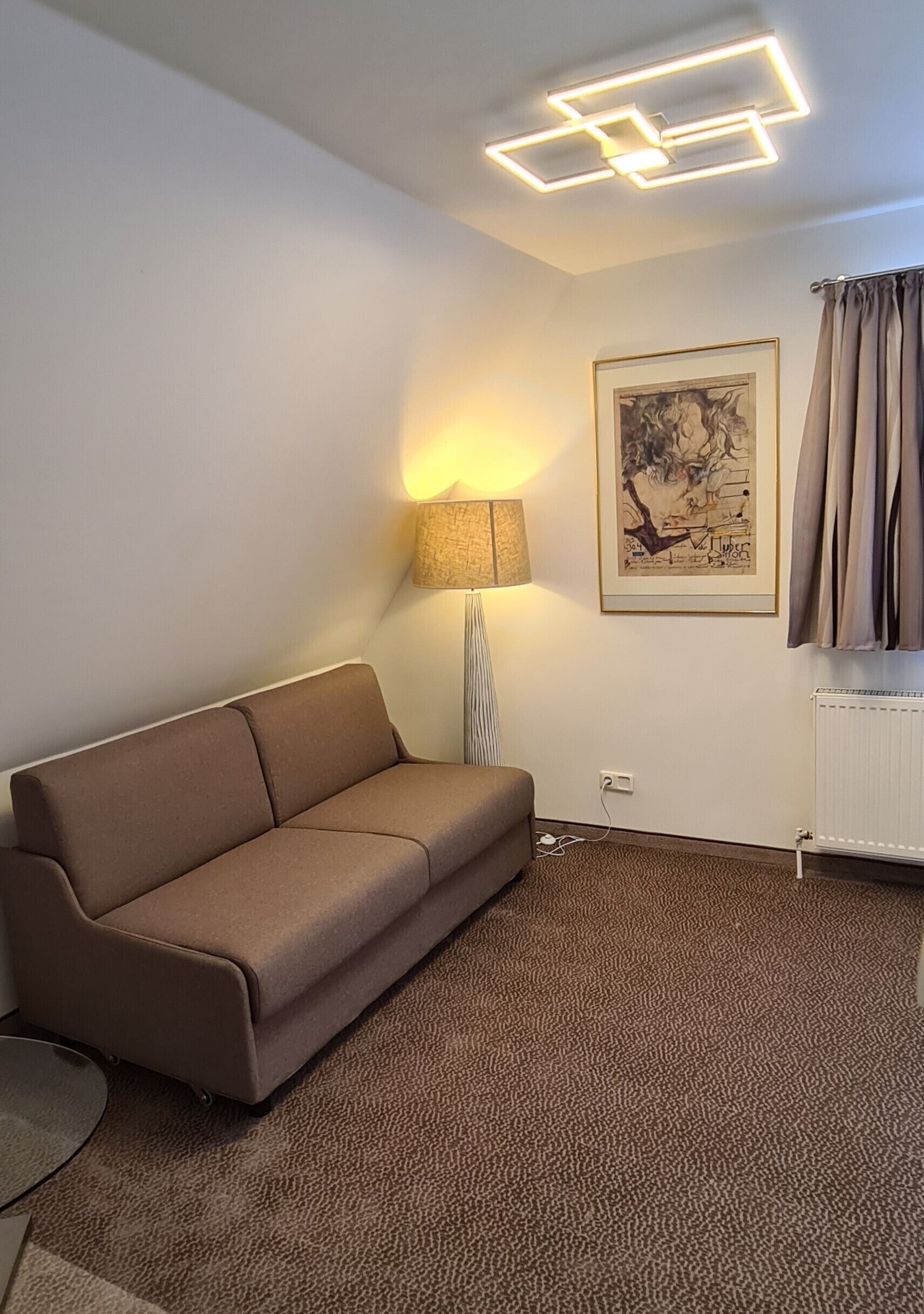 comfort double room | living area | 26-cm flat-screen tv with cable channels, tv