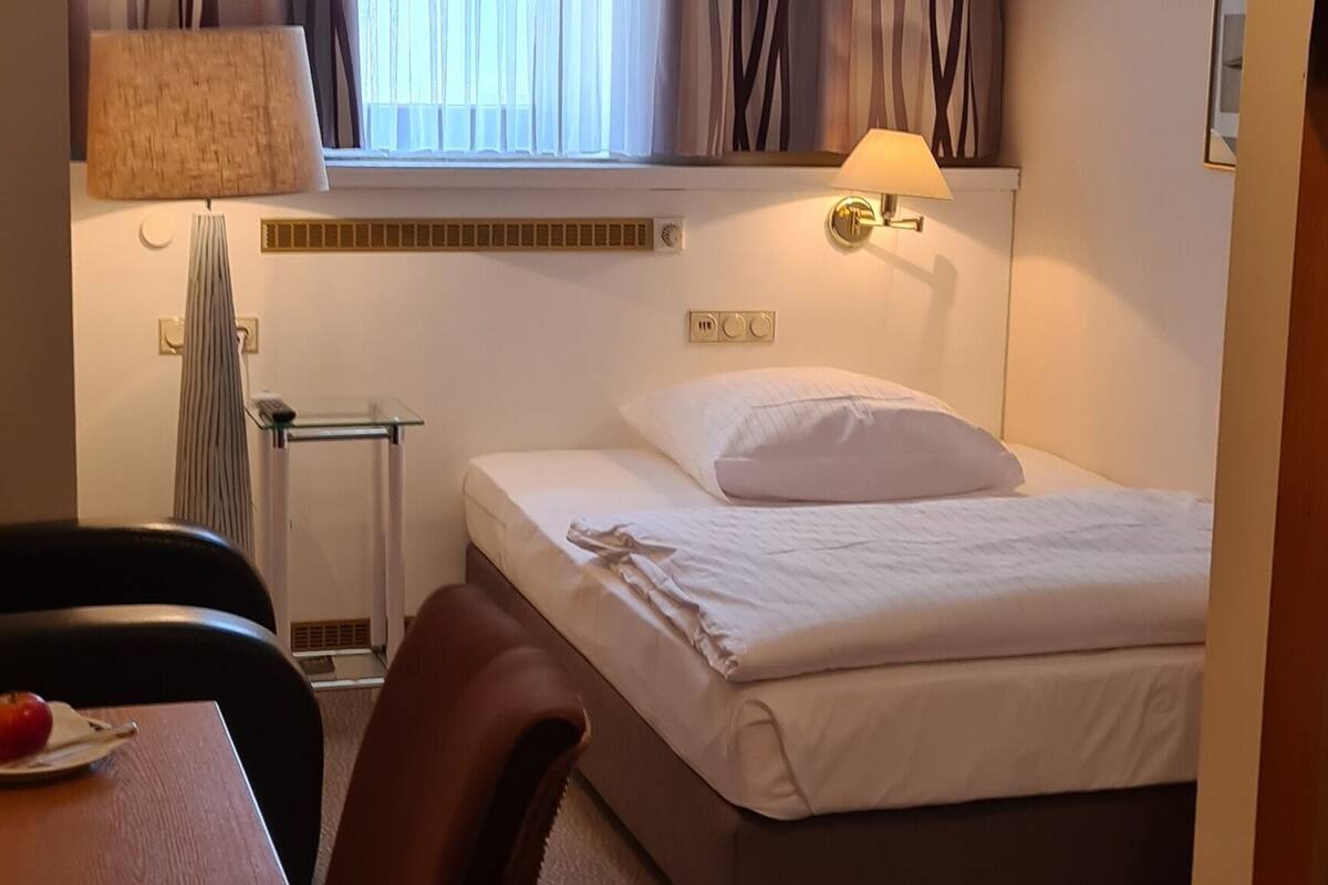 comfort single room | 1 bedroom, hypo-allergenic bedding, in-room safe, desk