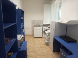 Comfort-Apartment, 1 Schlafzimmer, Gartenblick (Marie) | Eigene Küche | Kühlschrank, Mikrowelle, Gefrierschrank