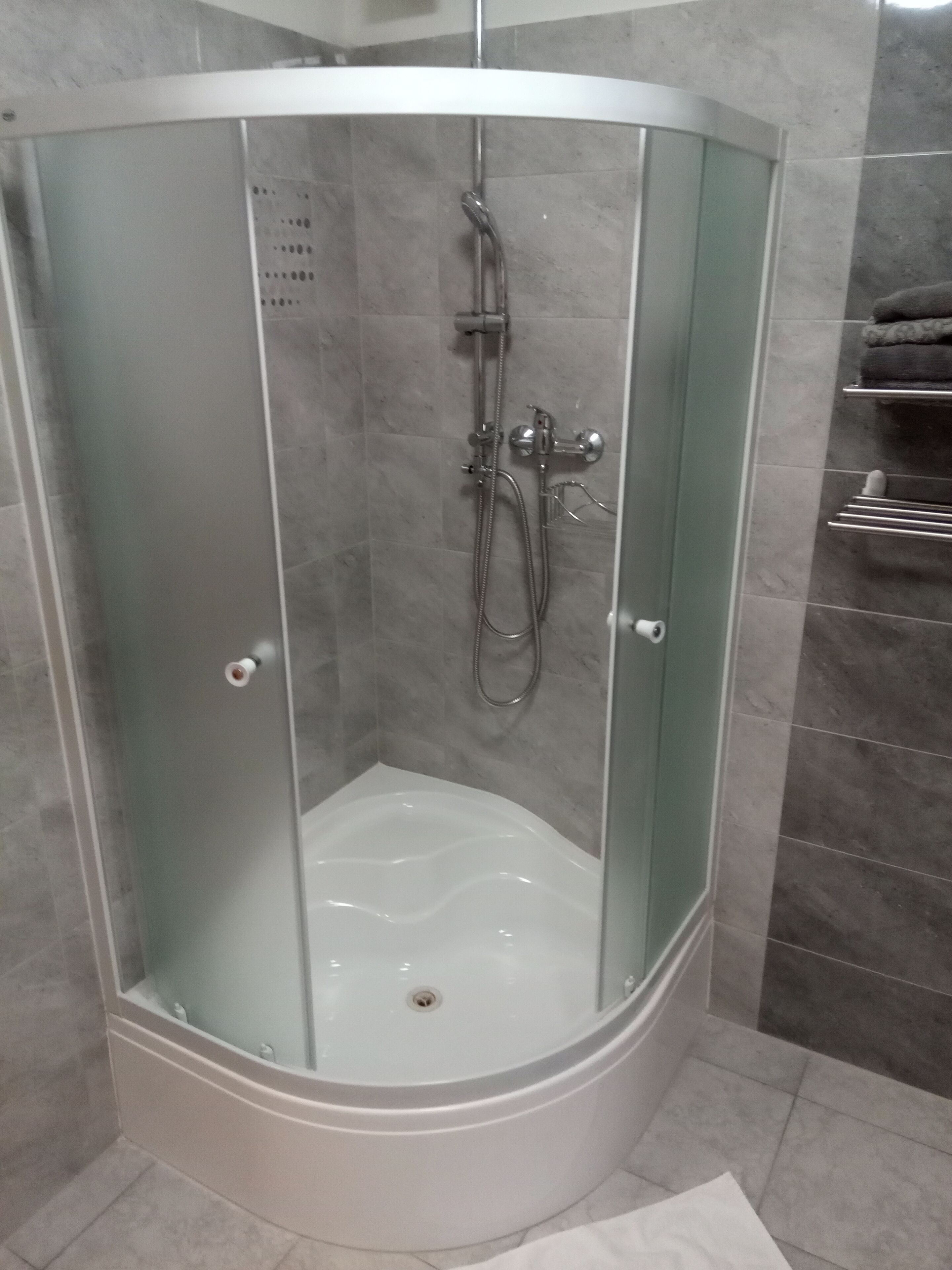 Dusj på badet