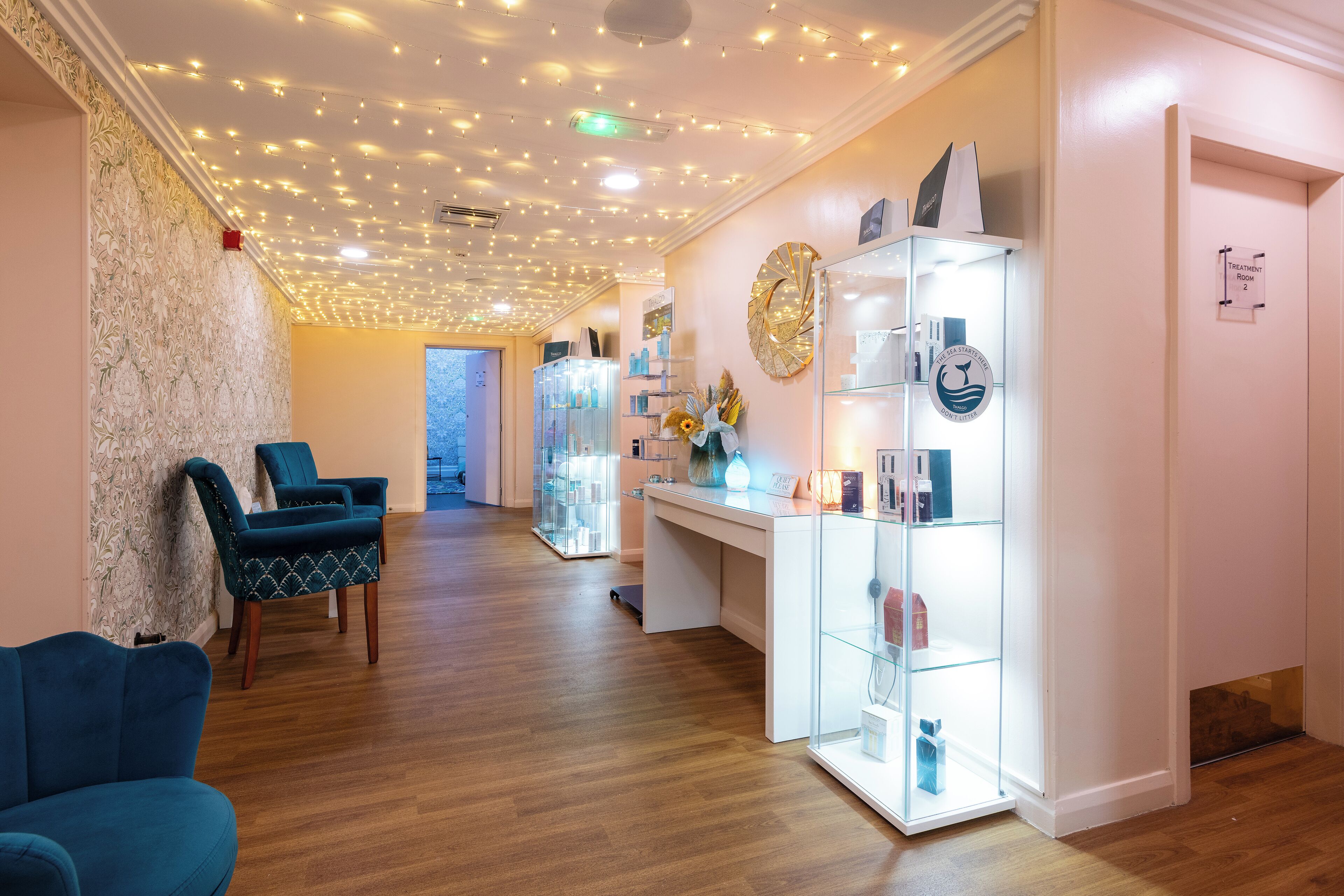 Hot tub, steam room, body treatments, hot stone massages