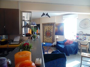 Sitteområde i lobbyen