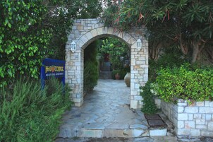 Entrada de la propiedad