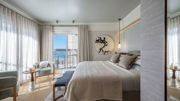 Premium bedding, minibar, in-room safe, desk