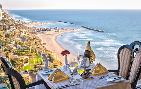 Vista a la playa o al mar
