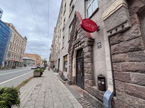 Voorkant van accommodatie