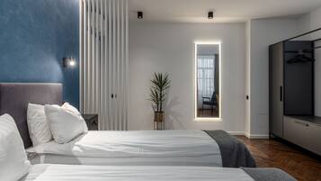 Habitación Confort con 2 camas individuales | Minibar, caja de seguridad en la habitación y escritorio