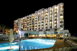 Front of property – evening/night