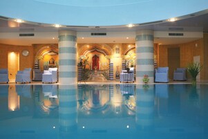 Salas de tratamiento para parejas, un sauna, baño turco/hammam