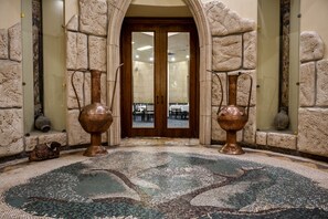 Interior entrance