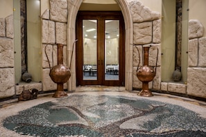 Interior entrance