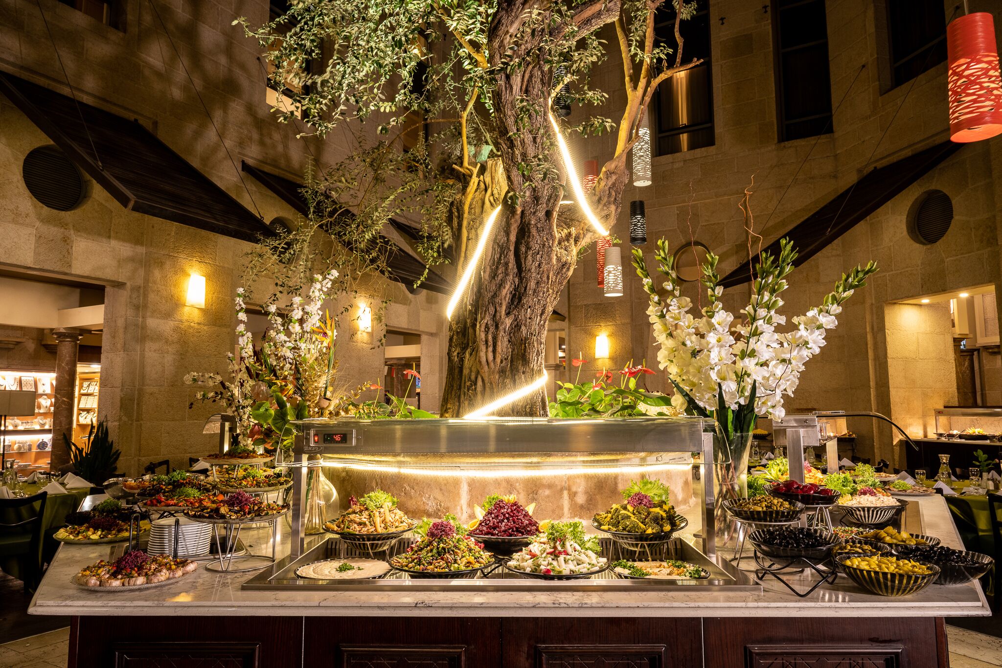 Breakfast, lunch, dinner served; Middle Eastern cuisine 