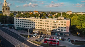 Majoituspaikan julkisivu