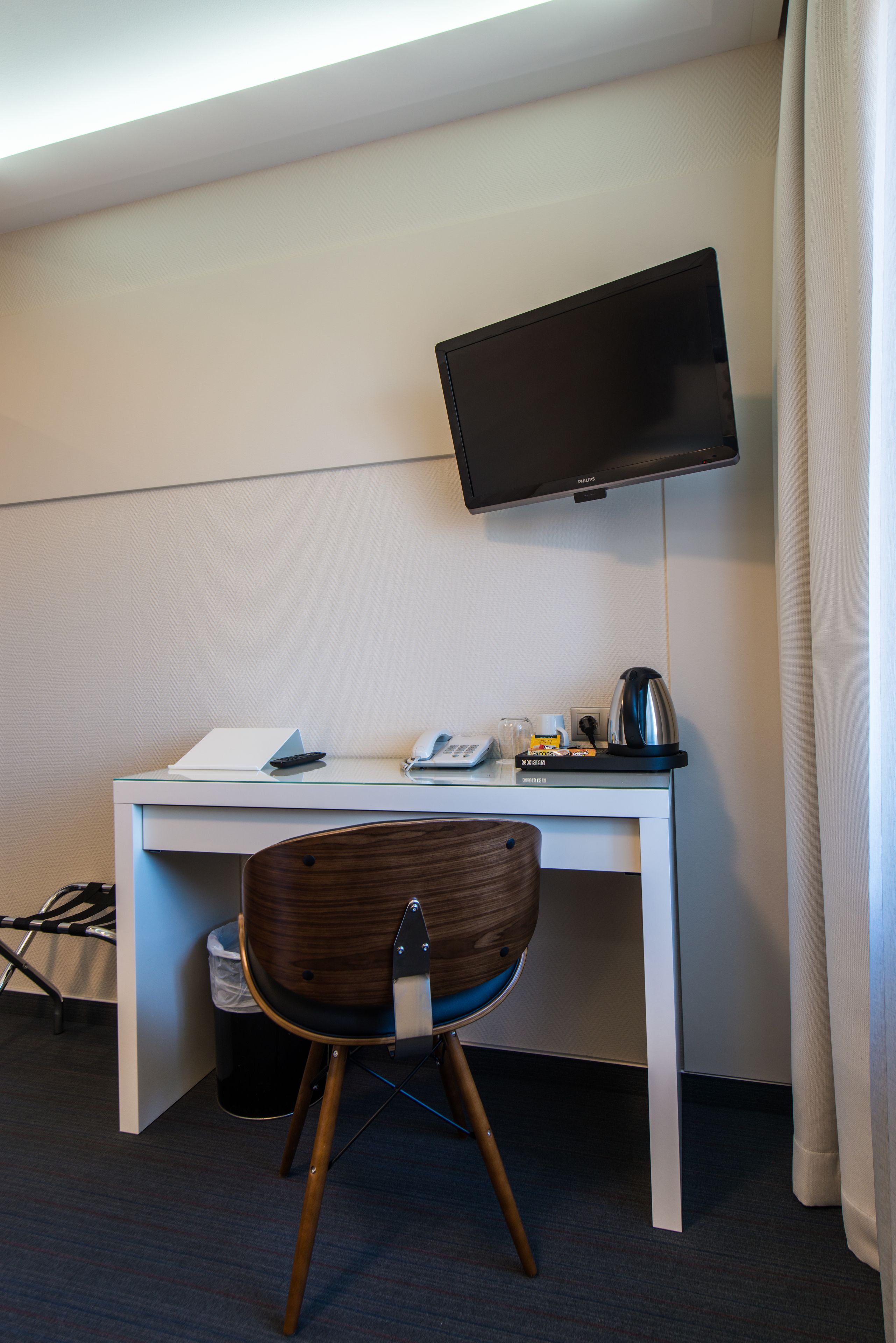 standard single room, accessible, city view | view from room