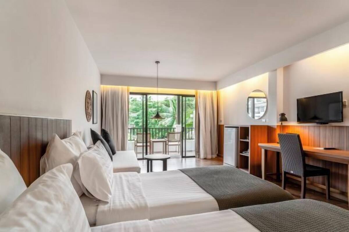 In-room safe, desk, blackout drapes, iron/ironing board